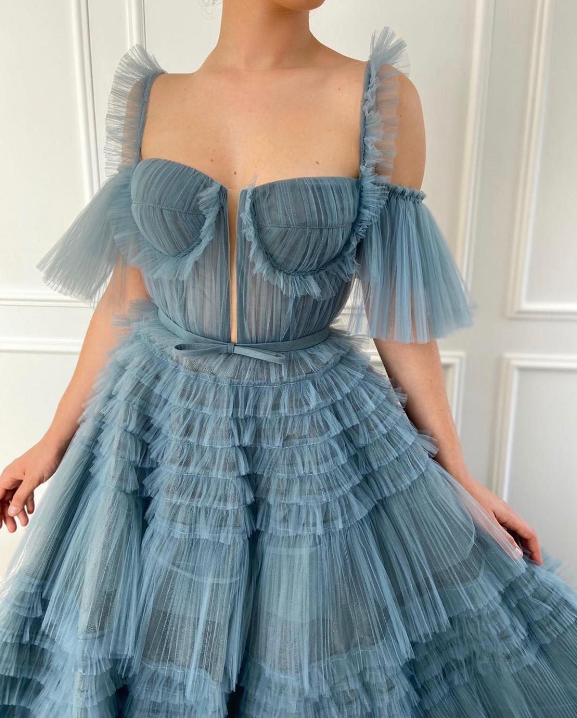 Ethereal Ruffled Gown