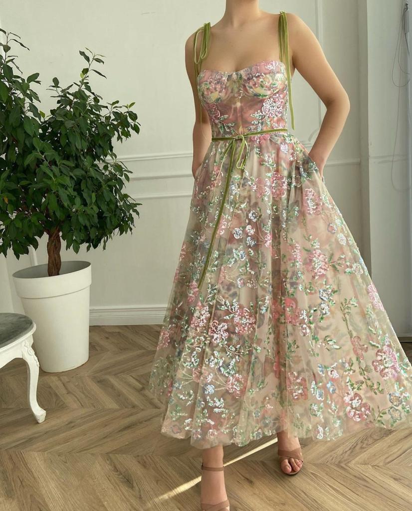 floral dresses with belt