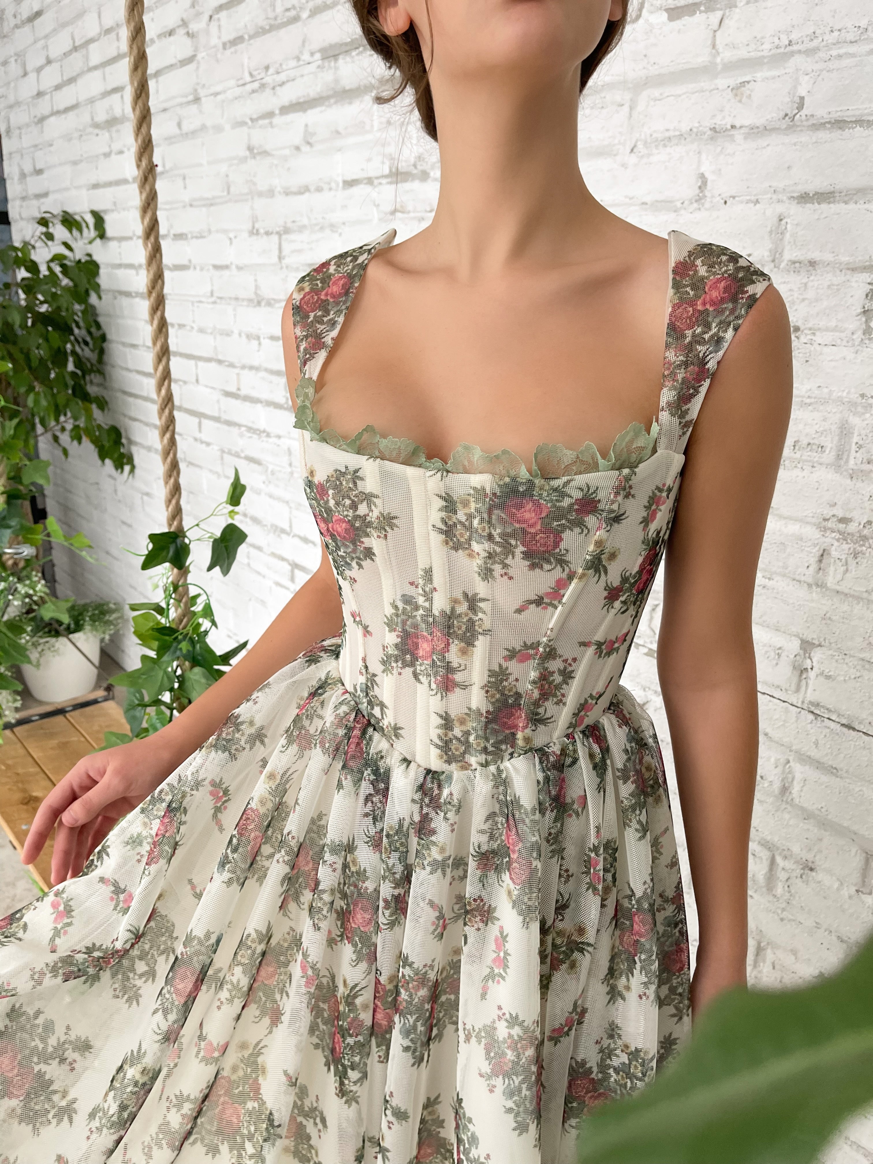 How to Sew a Gathered Dress with an Underbust Corset, and a Basque