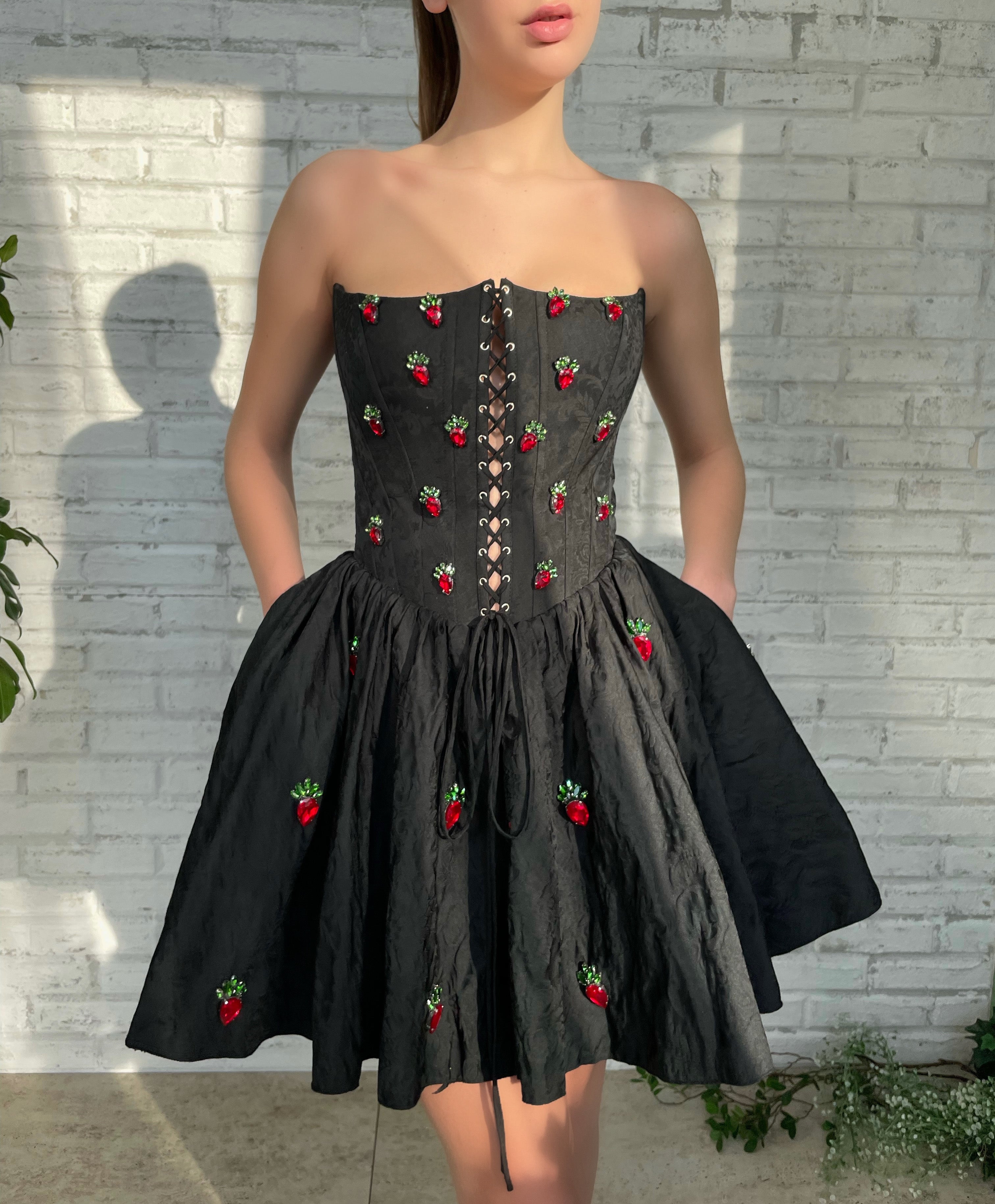 Strawberry Pie Corset Dress