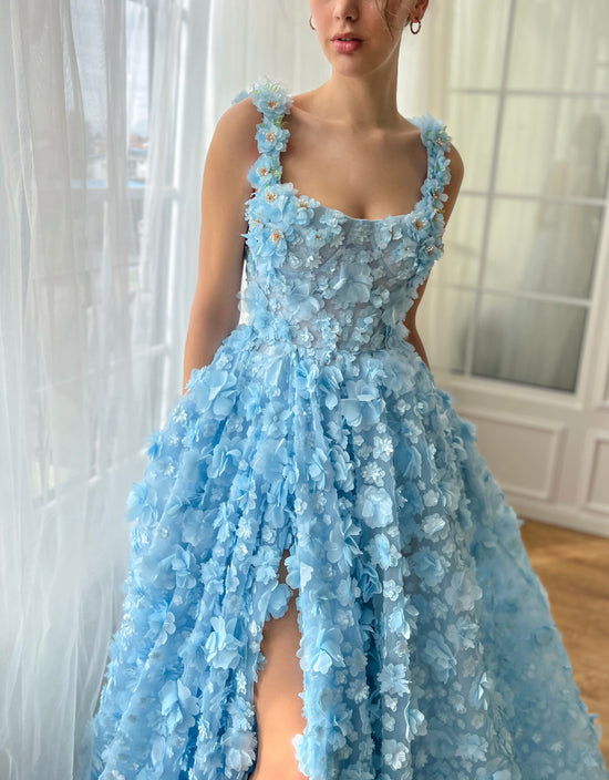 Brunnera Blossom Gown | Teuta Matoshi