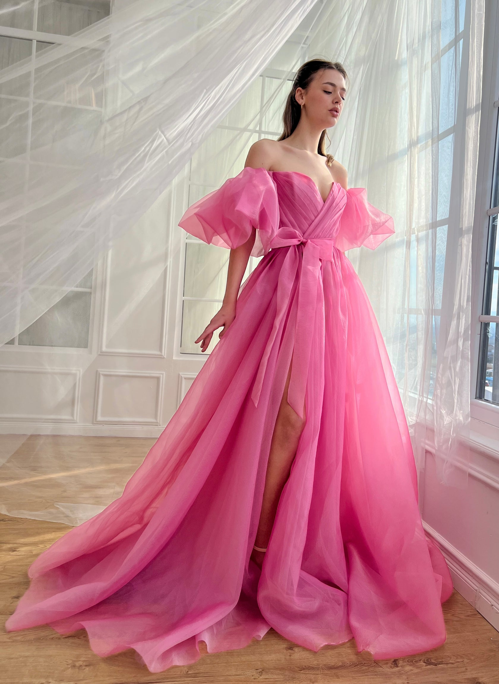 Azalea Organza Gown | Teuta Matoshi