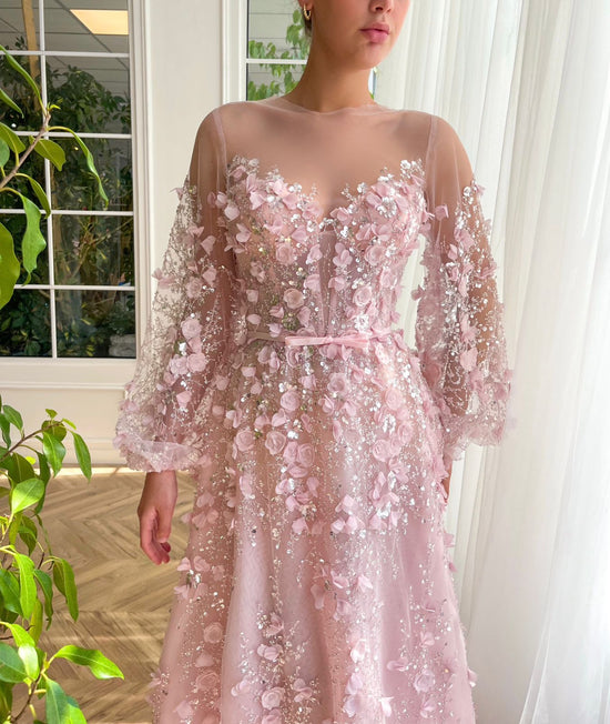 Blushing Blooms Serenade Gown | Teuta Matoshi