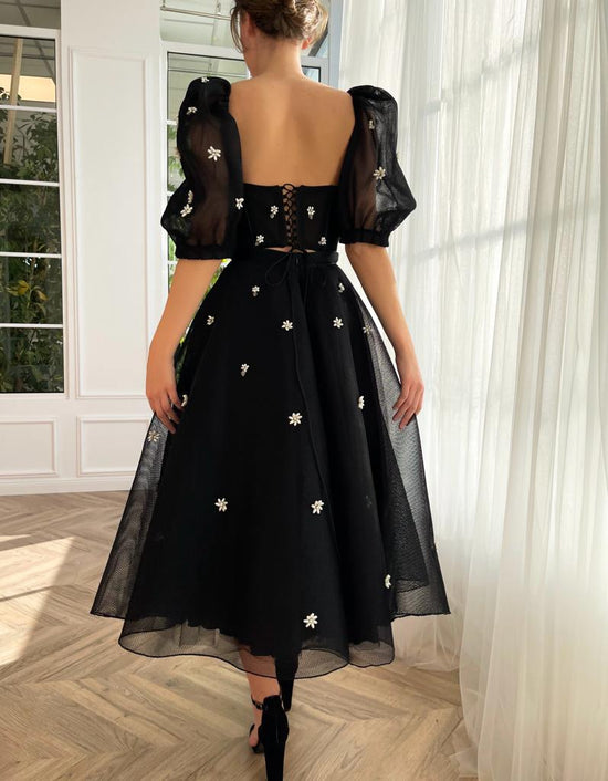 Black Posh Two-Piece Dress | Teuta Matoshi