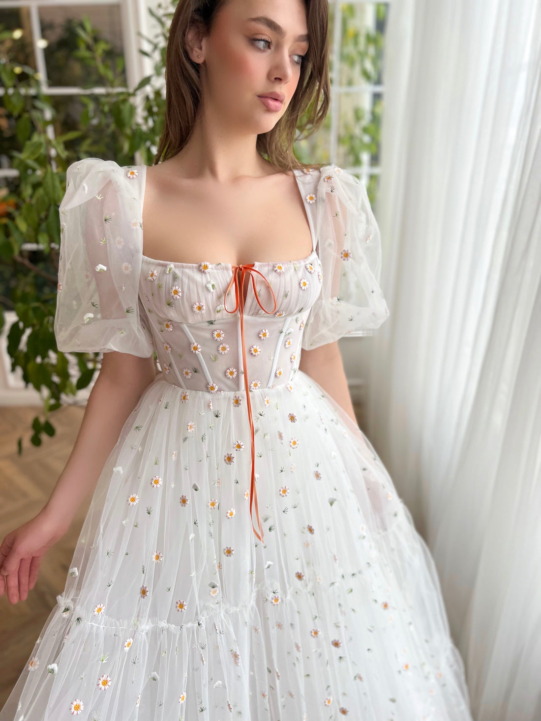 Daisy Elegance Cascade Gown | Teuta Matoshi