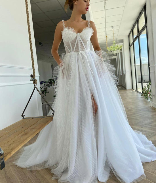 Artemesia Dotted Bridal Gown | Teuta Matoshi