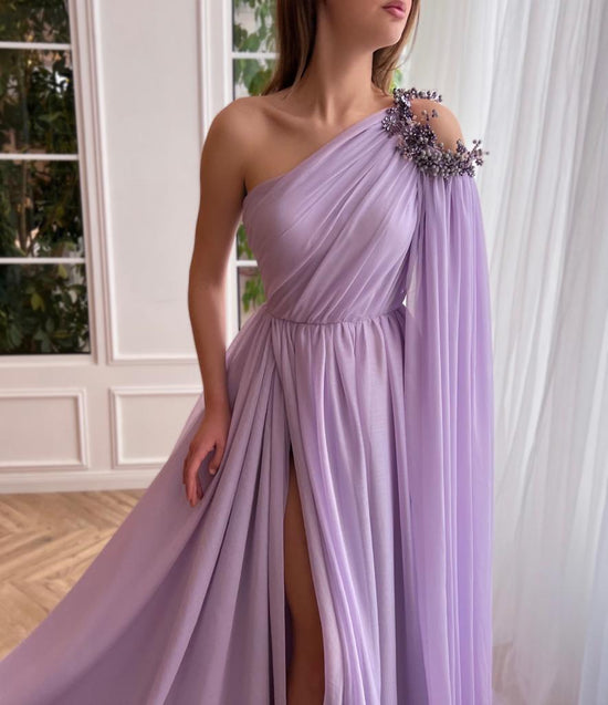 Lady in Lavender Gown | Teuta Matoshi