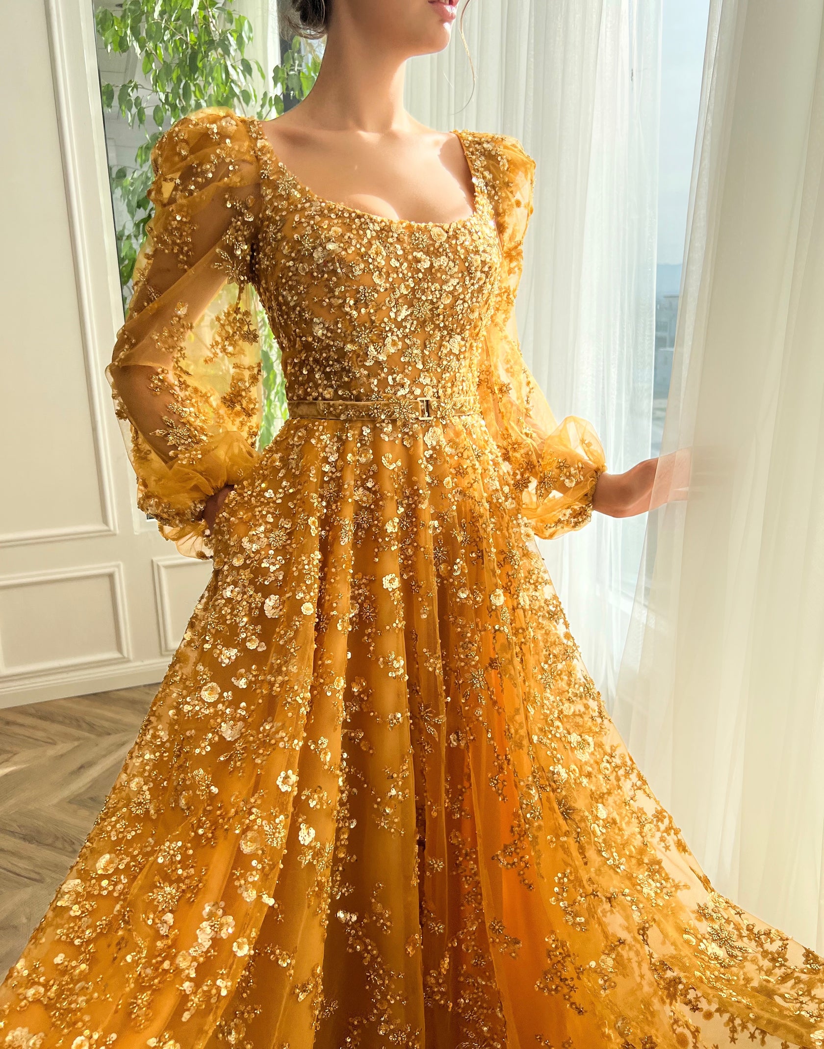 Marigold Reverie Gown | Teuta Matoshi