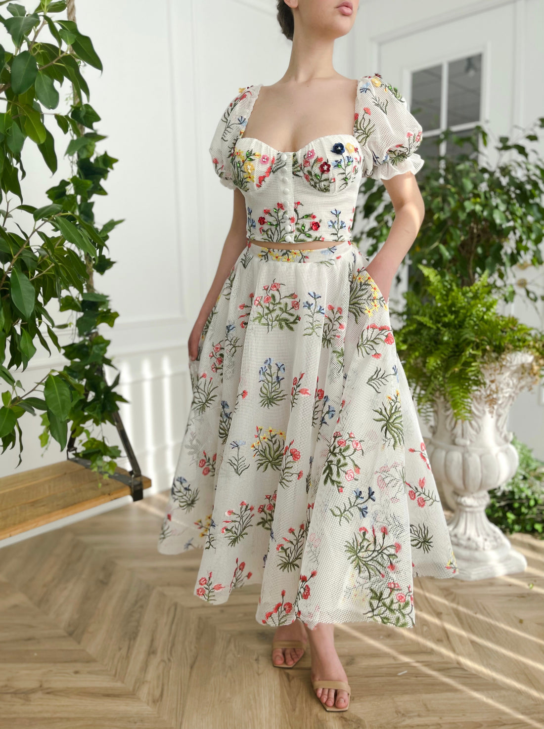 The Wildflowers Two-piece Dress | Teuta Matoshi