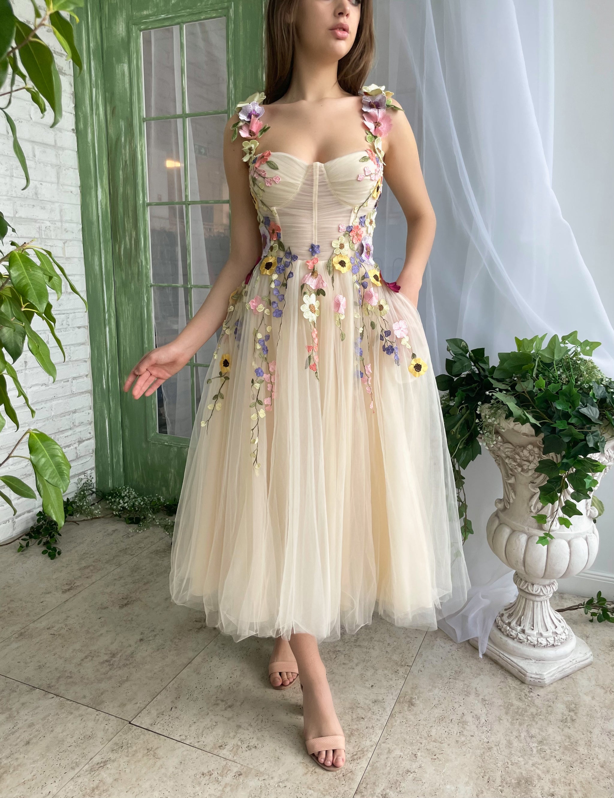 Greenhouse Blossom Gown | Teuta Matoshi