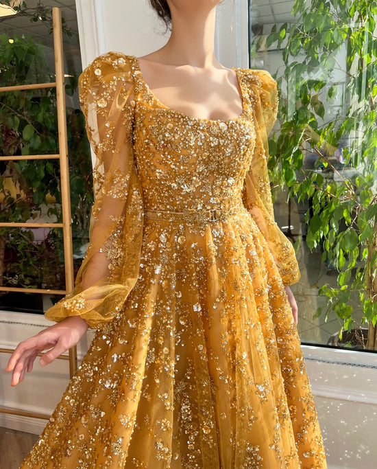 Marigold Reverie Gown | Teuta Matoshi